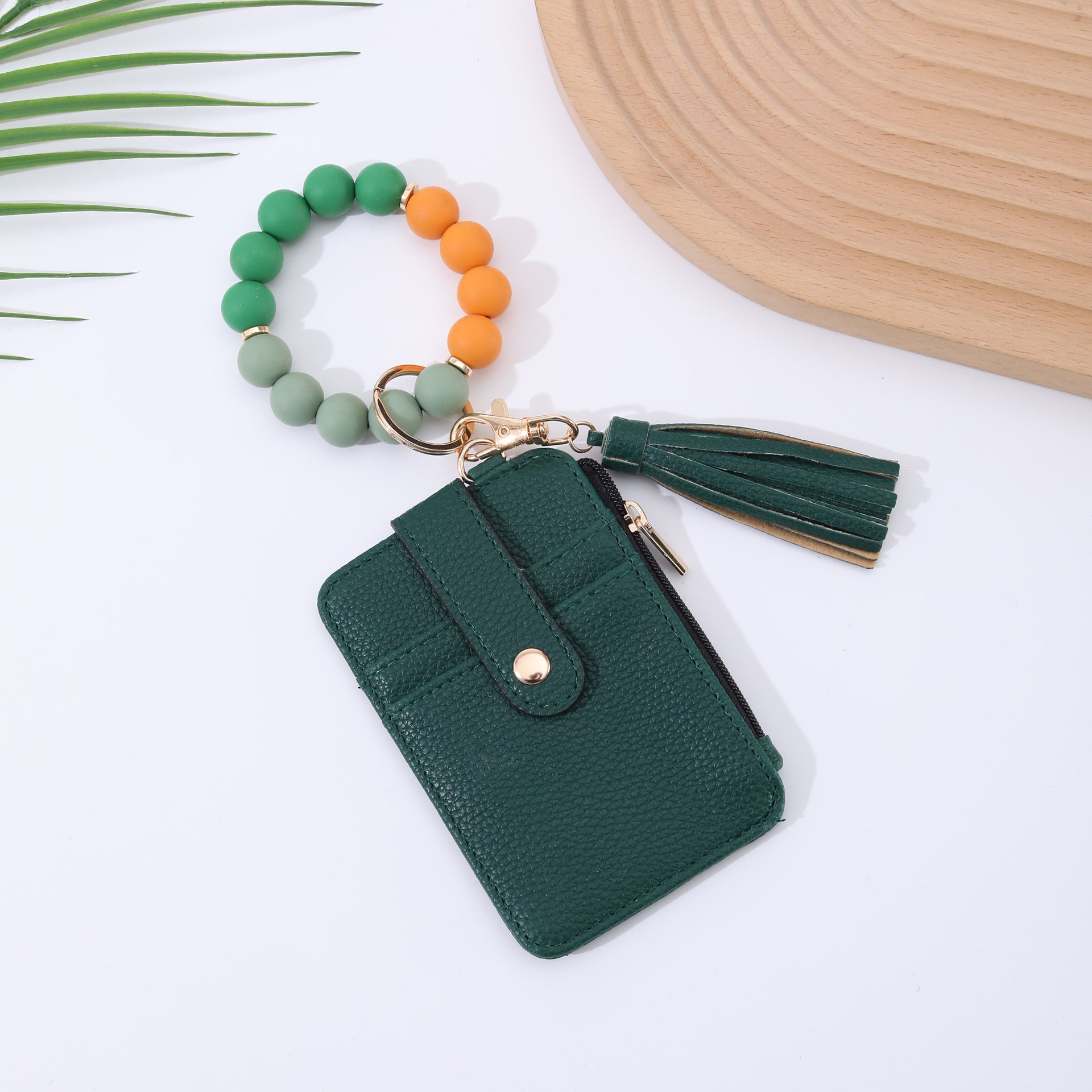 Wholesale Silicone leather wallet  Keychains
