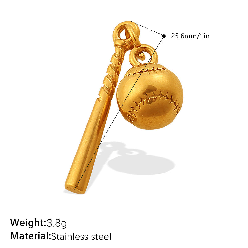 Wholesale Gold sports style retro necklace pendant accessory