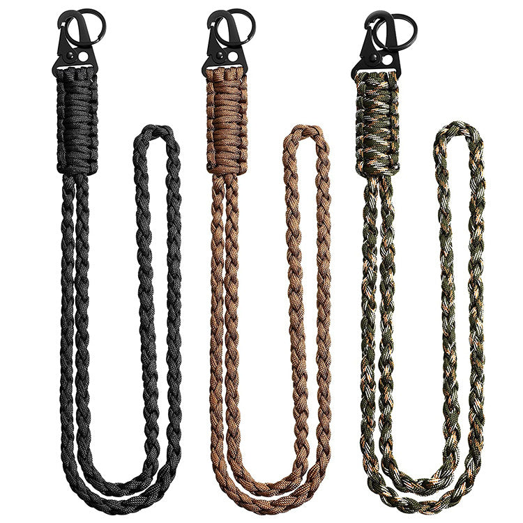 Wholesale Woven Umbrella Rope Outdoor Climbing Chain Keychain