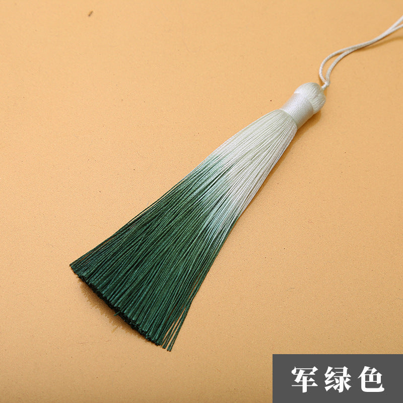 Wholesale Small Gradient Dye Tassel Vertical Decorative Pendant