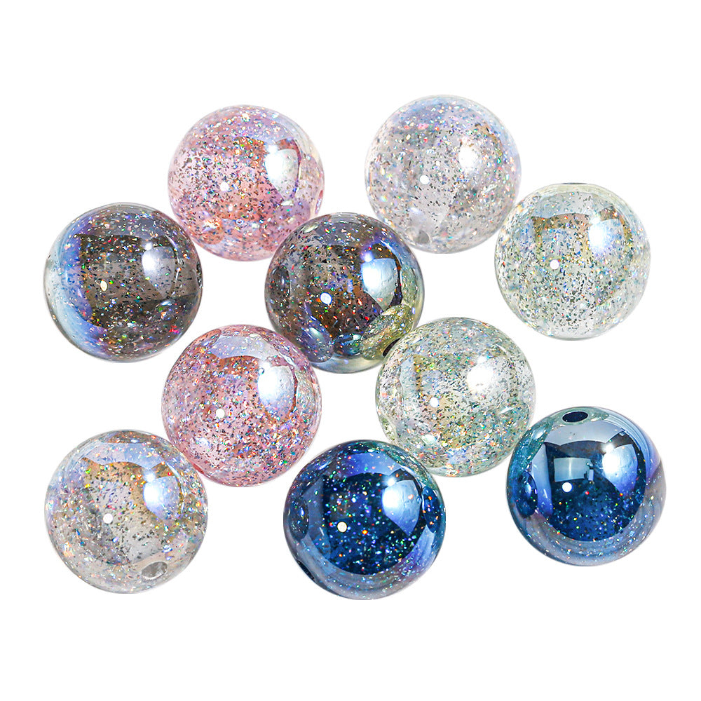 Wholesale 30pcs Laser Straight Hole DIY Handmade Loose Beads