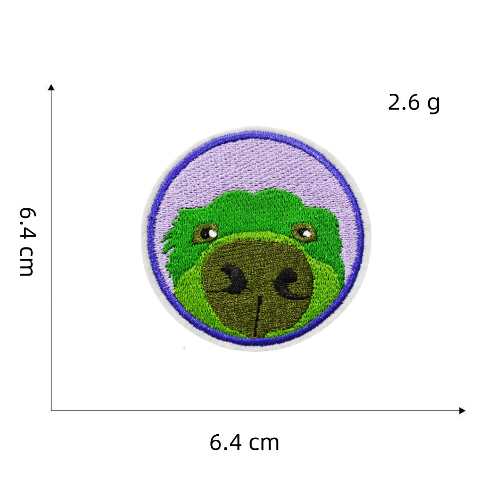 Wholesale Purple Series Iron On Embroidered Patches Decorative Clothing Accessory For Boutique Resale