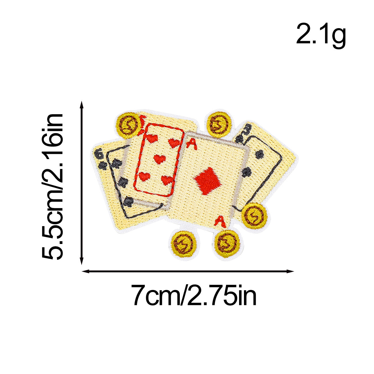 Wholesale Western patch yellow clothing accessories embroidery patch