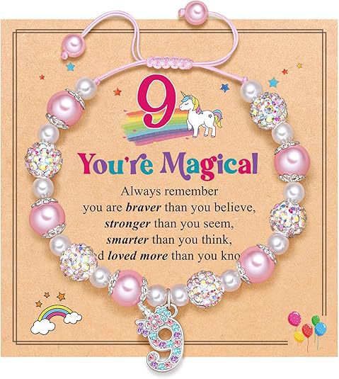 Wholesale Hand woven colorful diamond unicorn pendant bracelet