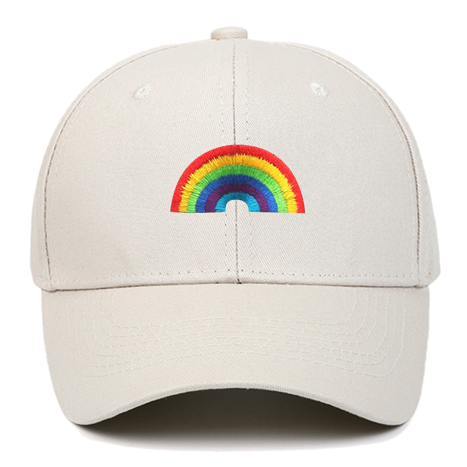 Wholesale Cotton LGBT Rainbow Embroidery Baseball Cap