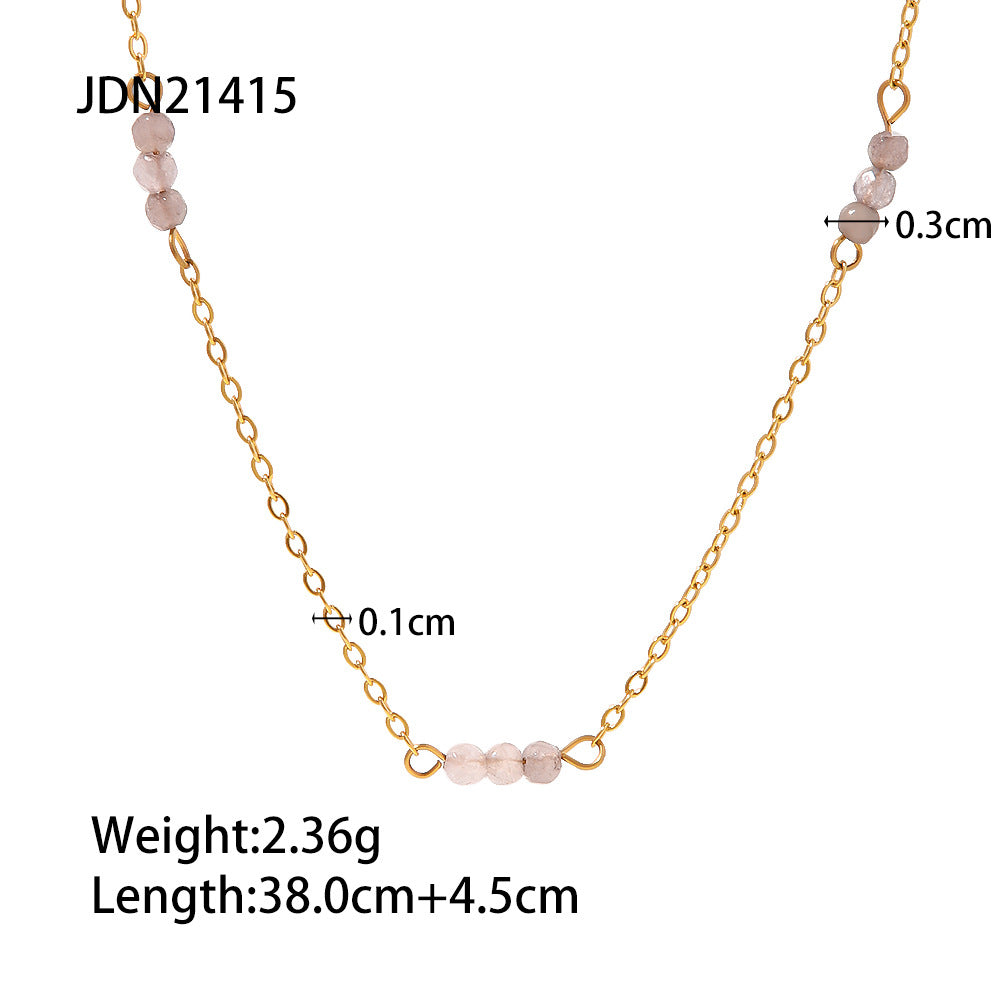 Wholesale Pearl Trend Fashion Women's Stainless Steel Necklace