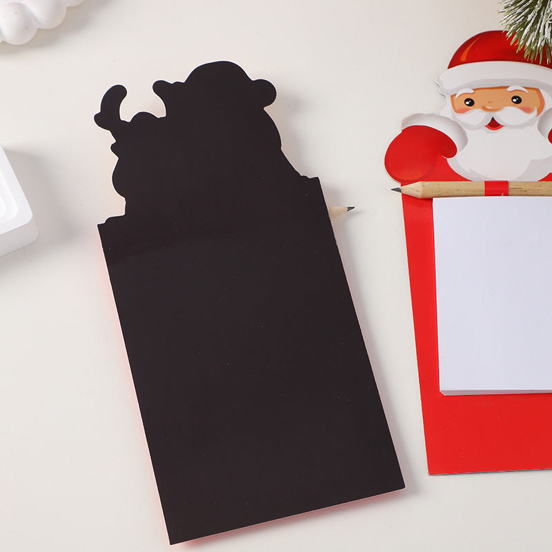 Wholesale 5pcs/pack Christmas Note Pad Christmas Eve Blessing Portable Note Pad Message Board