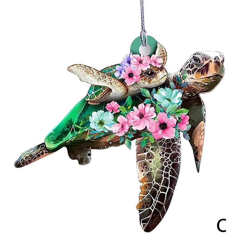 Wholesale Acrylic Sea Turtle Car Mirror Decoration