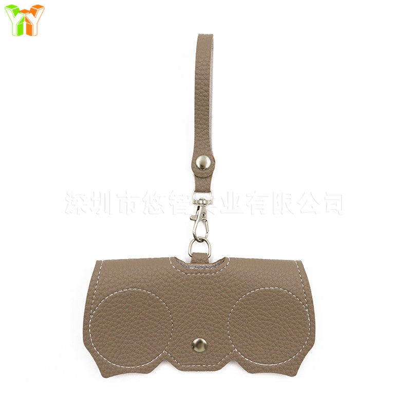 Wholesale Leather Retro Soft Bag Portable Glasses Storage Case