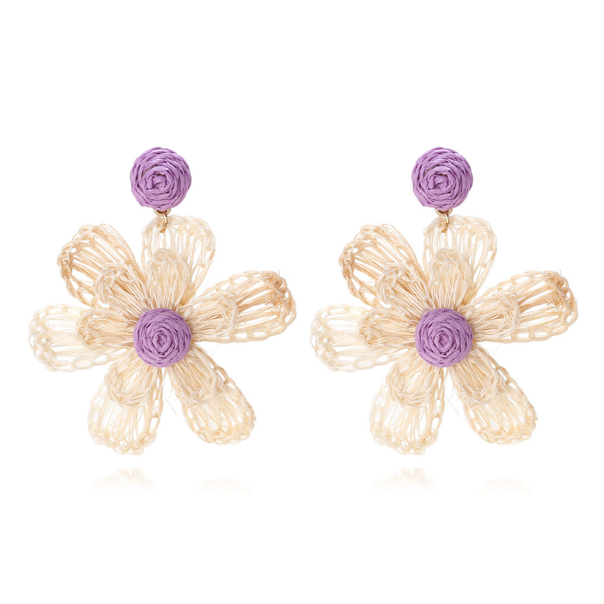 Wholesale Bohemian Flower Earrings