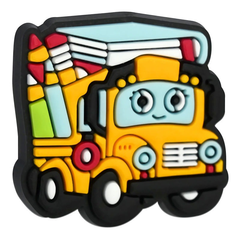 Wholesale Random 100pcs/pack  Back-to-School Series Student Stationery  Focal Beads