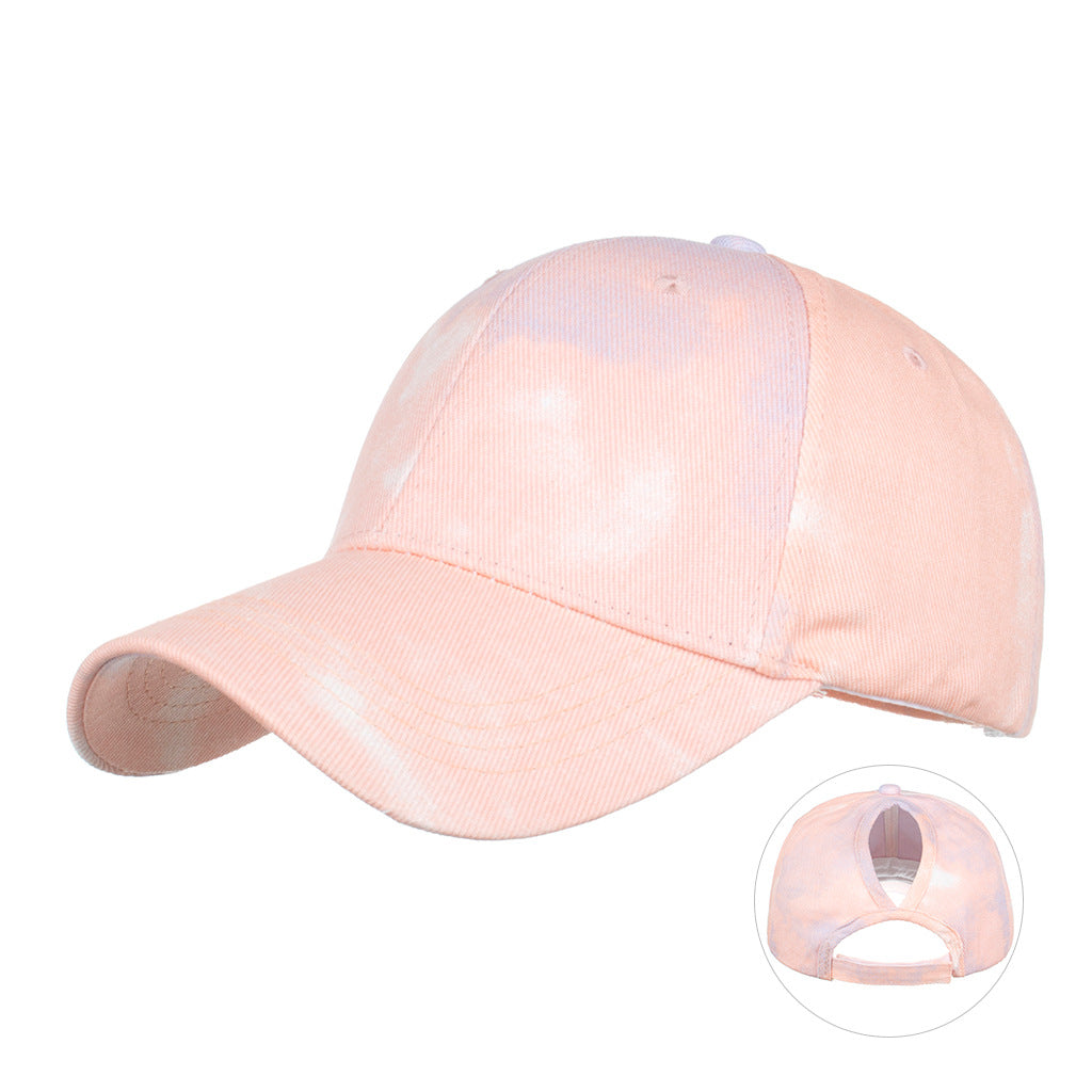 Wholesale Tie-Dye Ponytail Baseball Cap