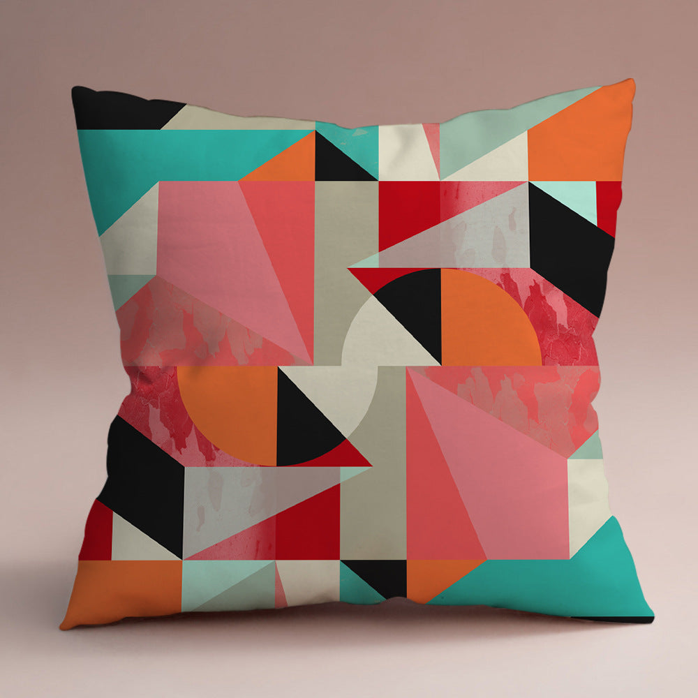 Wholesale Geometric Pattern Short Plush Pillowcases