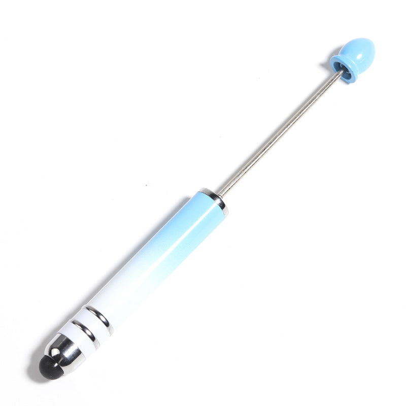 Wholesale 5PCS/PACK Beadable Pens Diy Touch Screen Multi-color Gradient Multi-function Dual-purpose