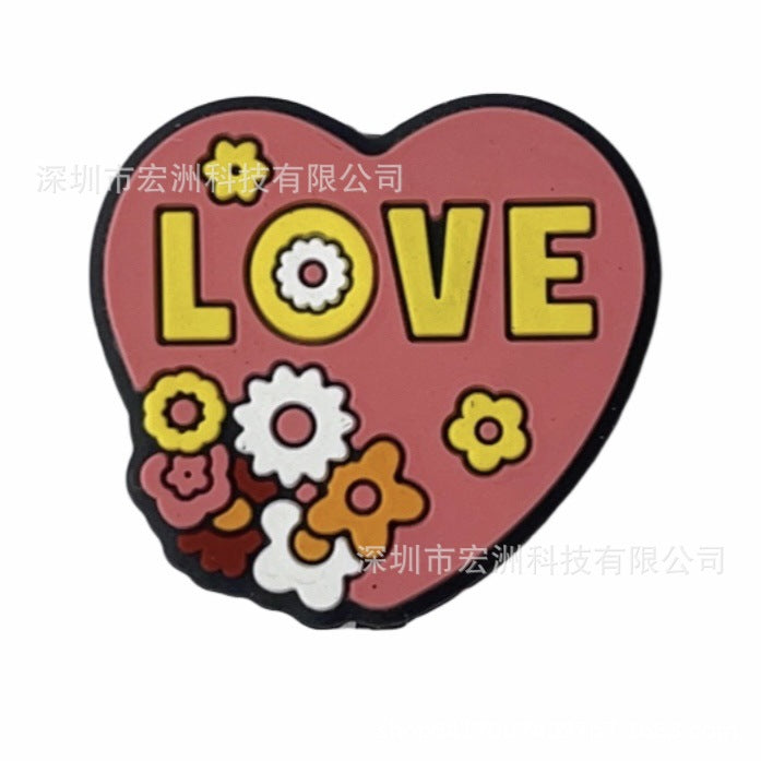 Wholesale 10PCS Anti-War Series Love and Peace DIY Silicone Beads