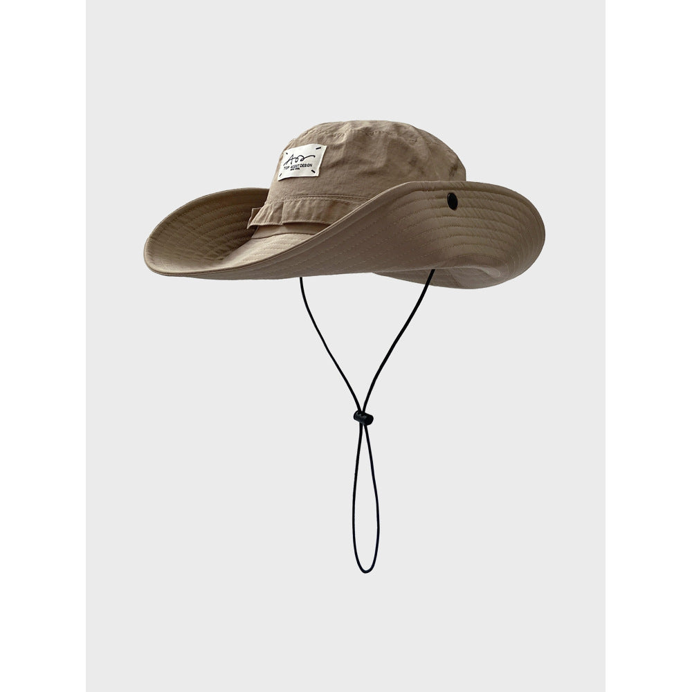 Wholesale Cotton Big Brim Sunscreen Bucket Hat