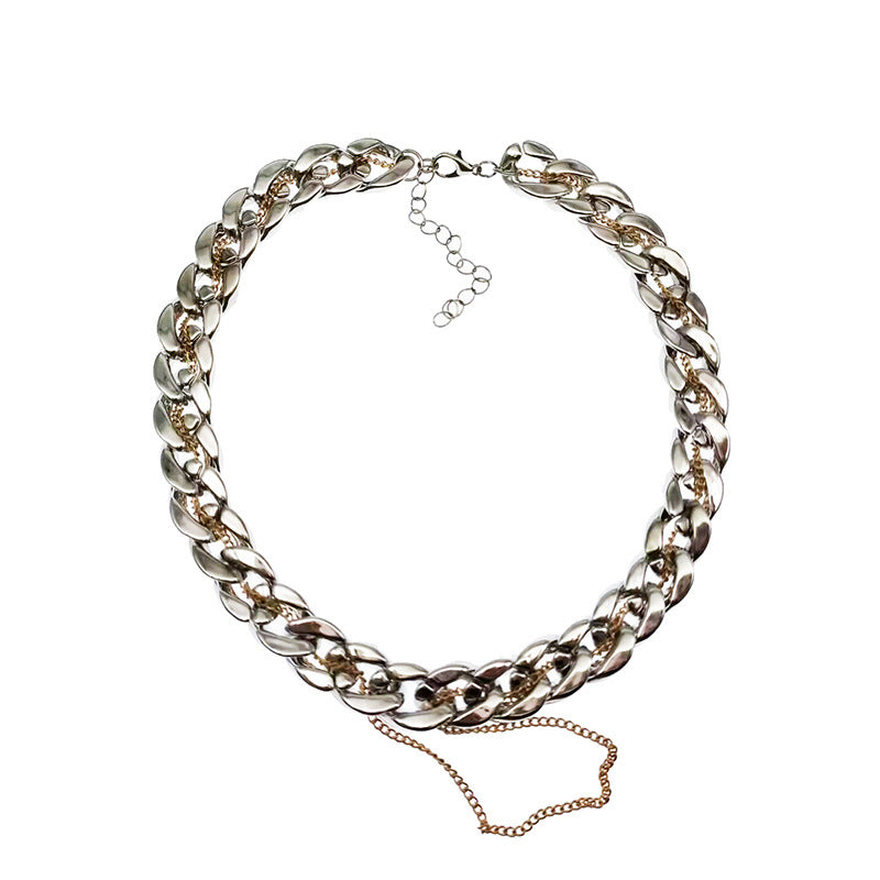 Wholesale Double Layered Exaggerated Versatile Necklace