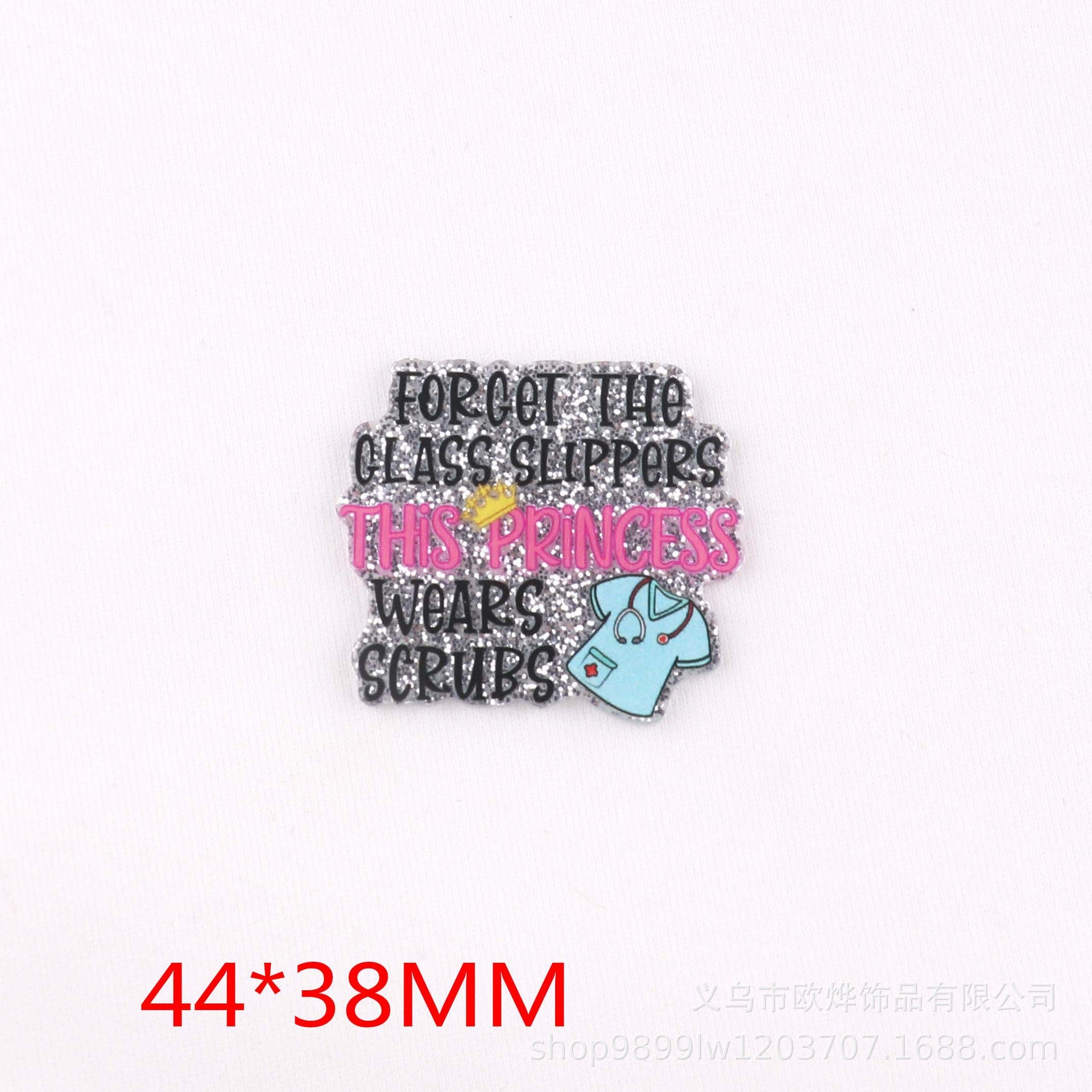 Wholesale 10pcs  medical letter personalized bag jewelry acrylic pin cute DIY