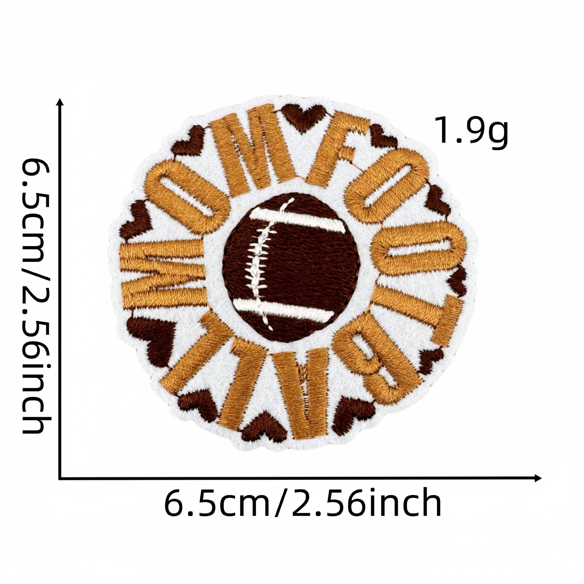 Wholesale Rugby Embroidered Patches Sports Series