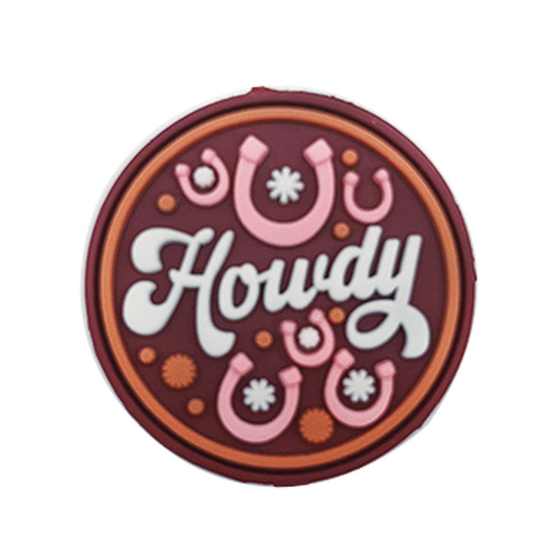 Wholesale Random 100pcs Flower Horror  Phrase Focal Beads