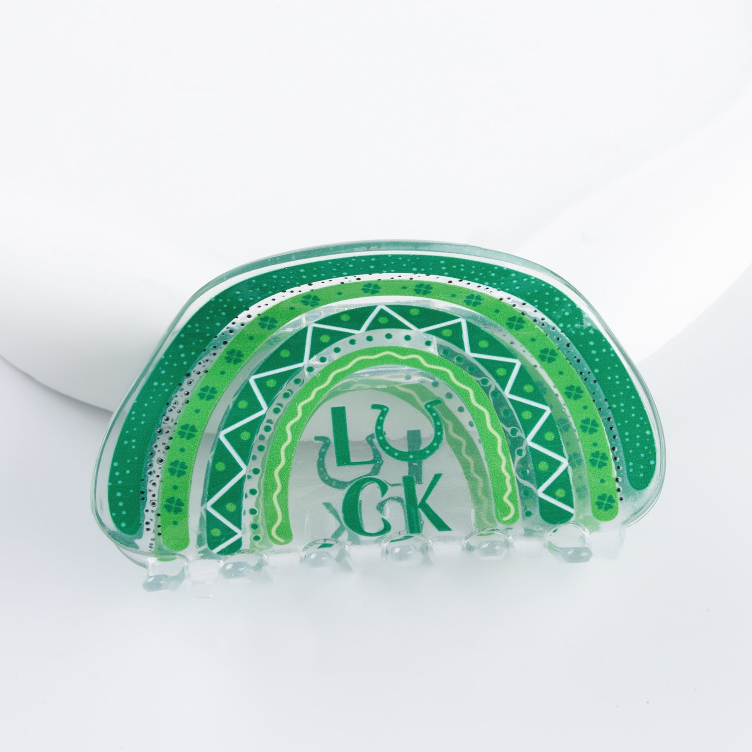 Wholesale Clover St Patricks Day Pvc Hairpins
