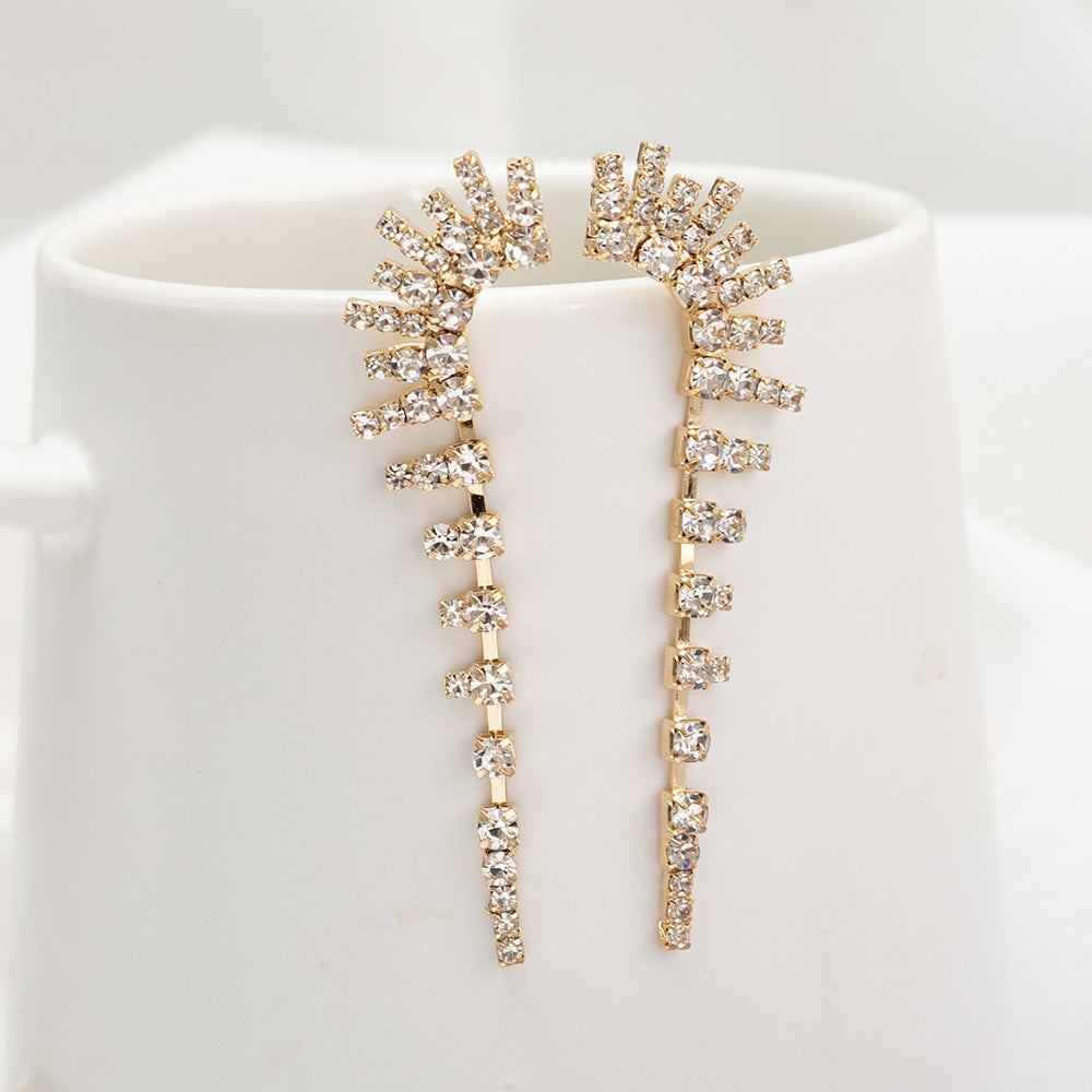 Wholesale Seahorse Shape Star Rhinestone Tassel Butterfly Earrings