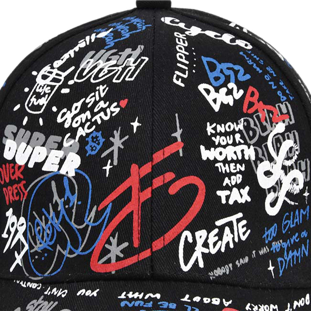 Wholesale Printed 3D Personalized Graffiti Baseball Cap