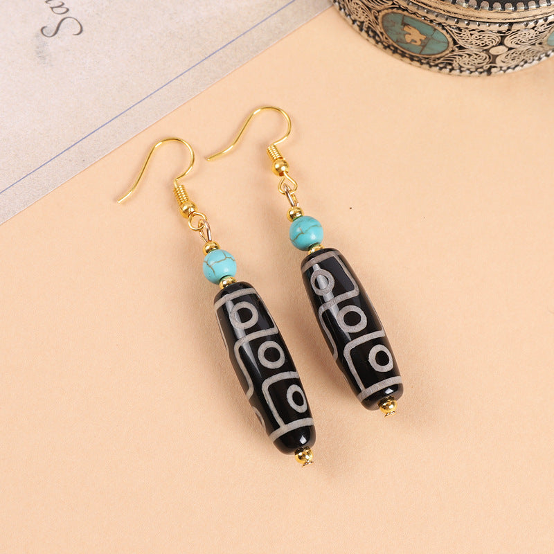 Wholesale Ethnic Style Retro Art Earrings