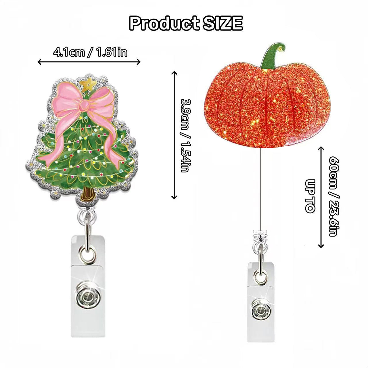 Wholesale Bow Christmas Tree  Badge Reels