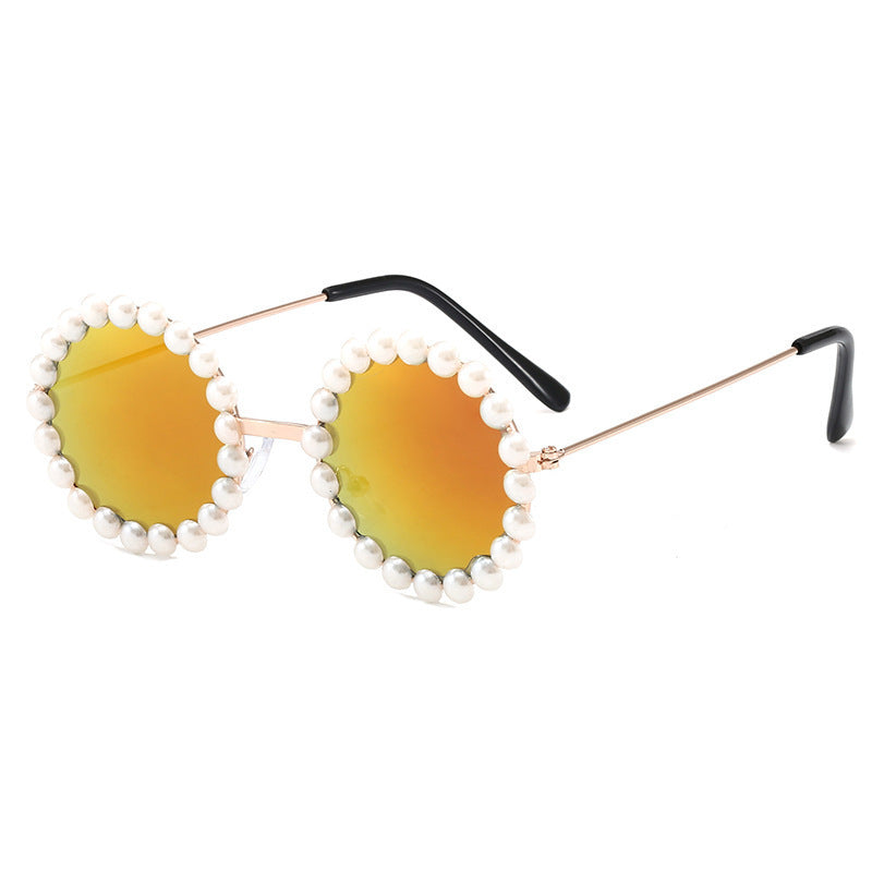 Wholesale PC Sticky Pearl Kids Sunglasses