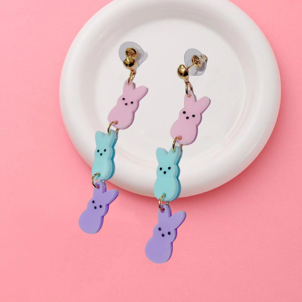 Wholesale Cute rabbit earrings