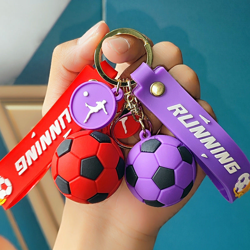 Wholesale Simulated football keychain bag pendant