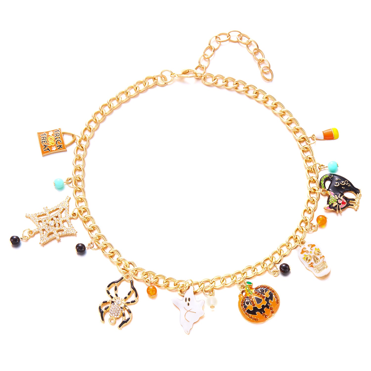 Wholesale  Series Pumpkin Ghost  Necklace