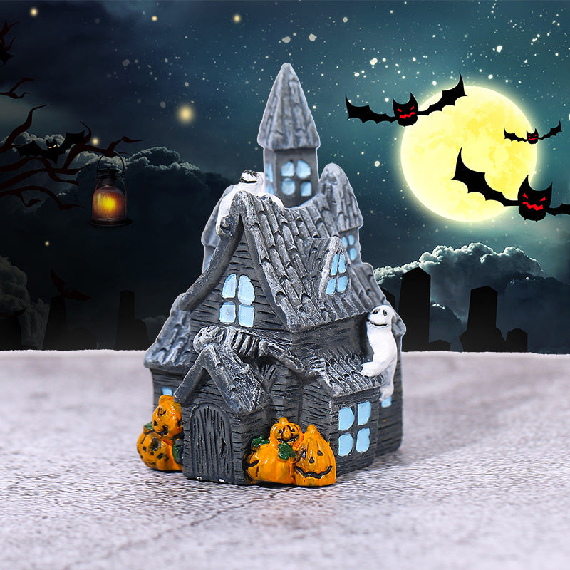 Wholesale house resin ornaments simulation bat miniature model decoration accessories