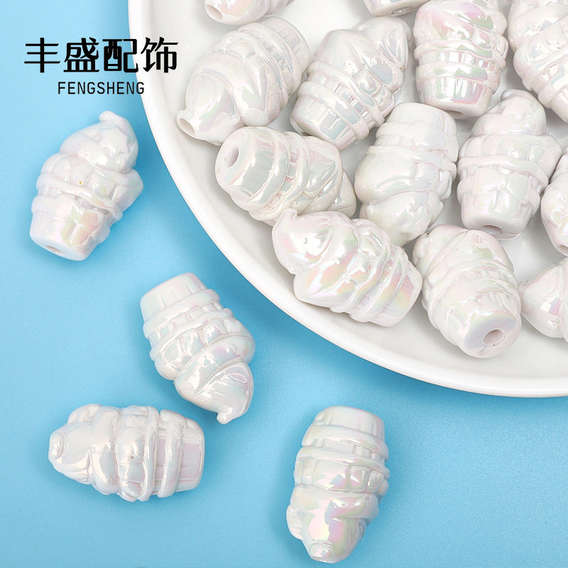 Cuentas de pastel de helado acrílico de 100 piezas al por mayor