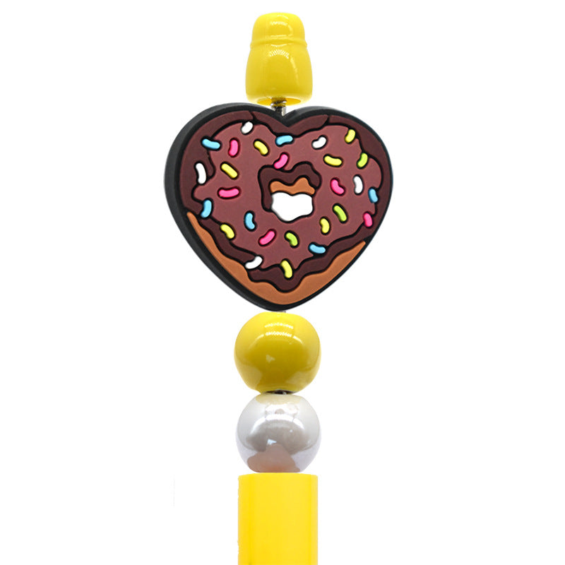 Wholesale Random 100pcs Product Donut Series Creative  Focal Beads