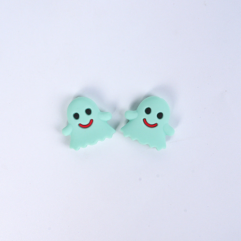 Wholesale 20pcs/pack Halloween Pumpkin Silicone Beads