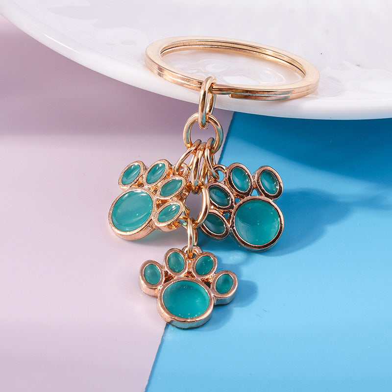 Wholesale Bear Claw Cat Claw Metal Keychain