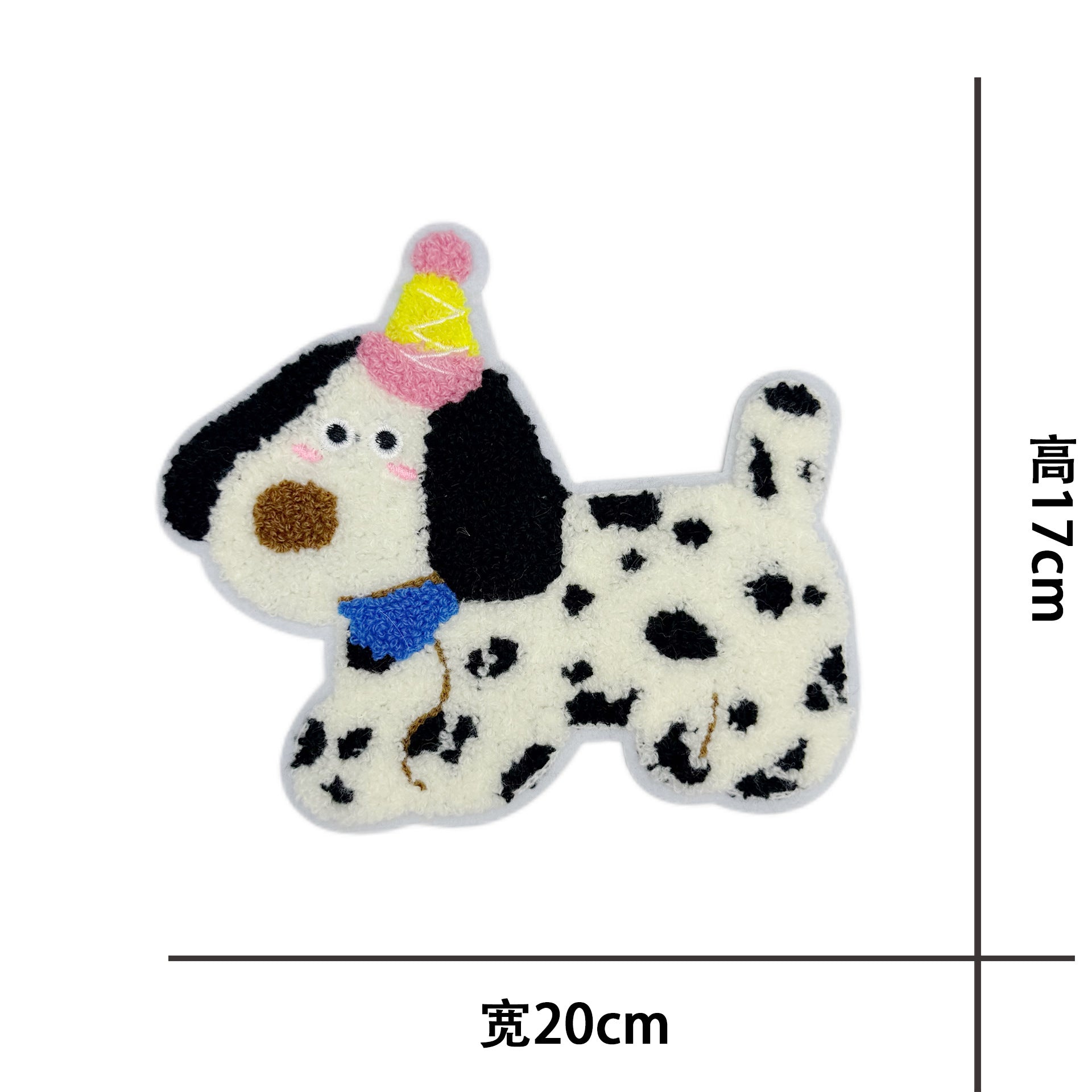 Wholesale Dachshund Dog Towel Embroidery Patch Chic Embroidered Fabric Applique For ets Bags Baskets DIY Craft Sewing Decoration
