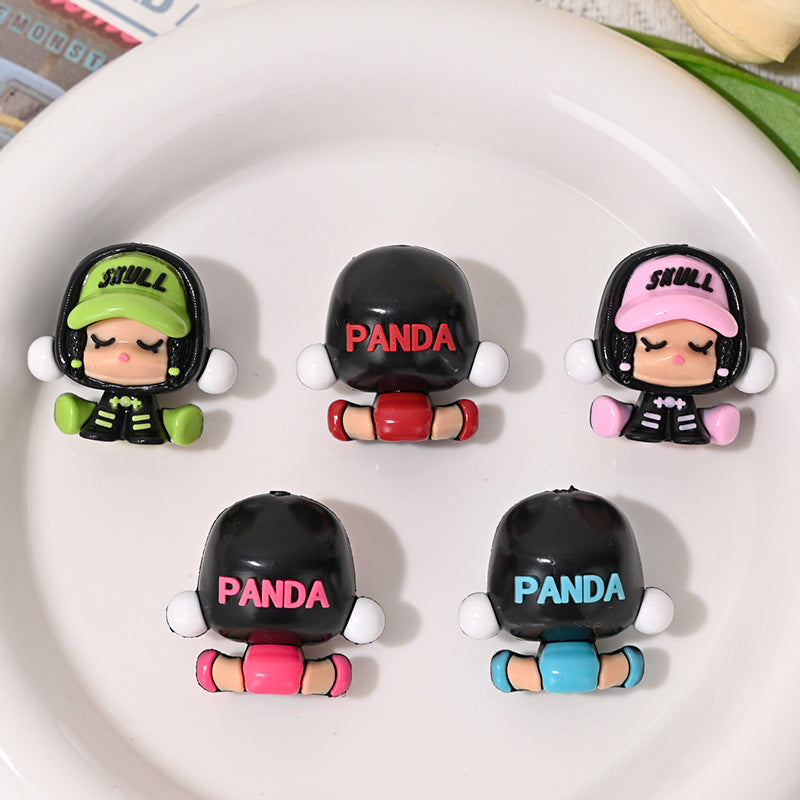 Wholesale 5pcs/pack holes loose beads diy mobile phone beads	OLY Exclusive