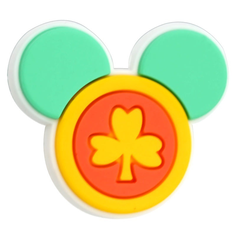 Wholesale  Random 100pcs/pack  Colorful Cartoon Series Soft Rubber Beads