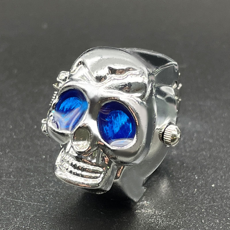 Wholesale 【Ring Watch】Skull Ring Flip Watch