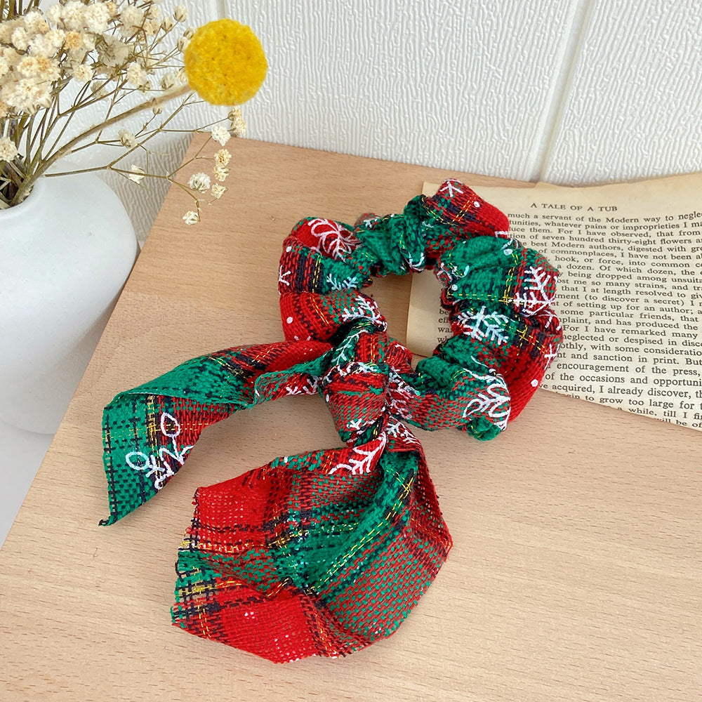 Wholesale Christmas Autumn/Winter Fabric Hair Scrunchies