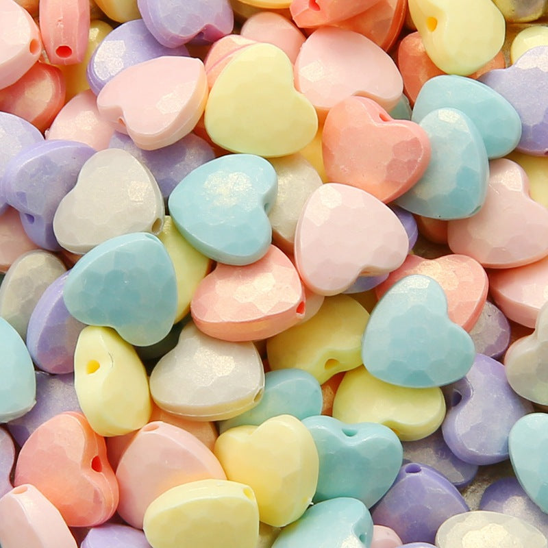 Wholesale Macaron Color Acrylic Beads with Straight Holes