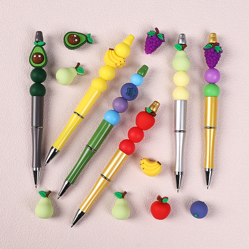 Wholesale 20pcs Creative Fruit Fragrance Fruit 3D Silicone Beads