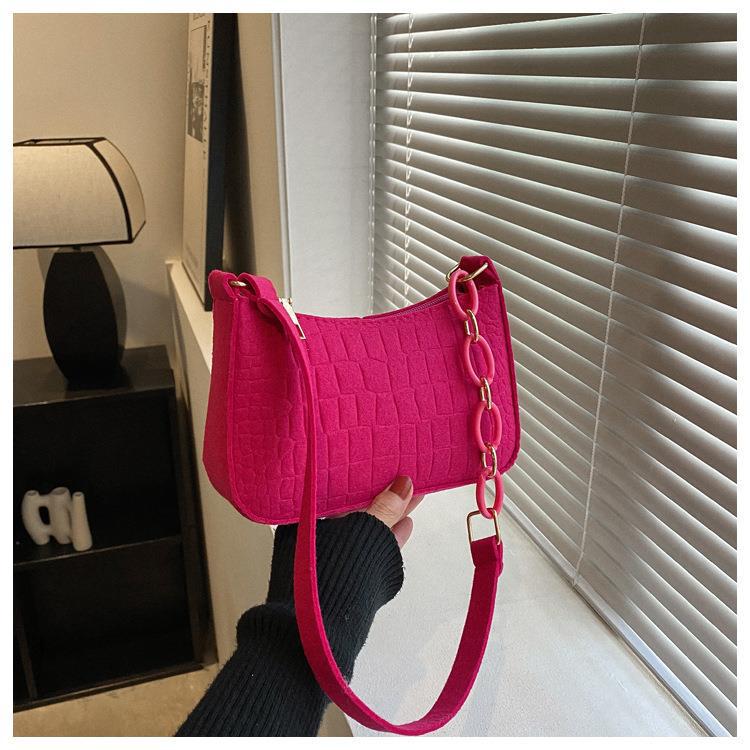 Wholesale Underarm Popular Temperament Simple Handbag Shoulder Bag