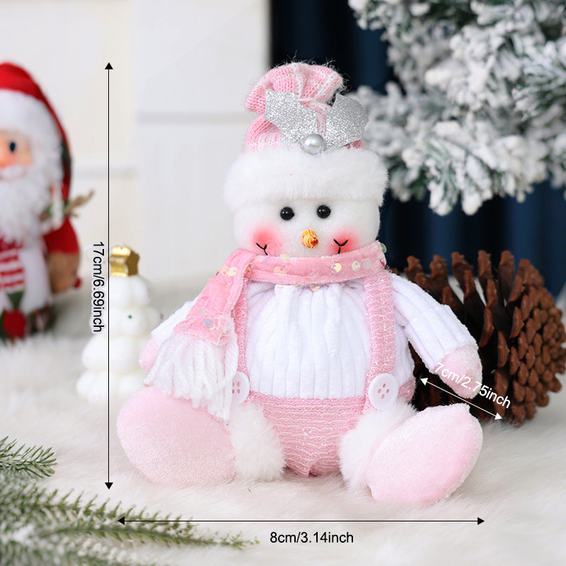 Wholesale Christmas Doll Knitted Pointed Hat Sitting Decoration