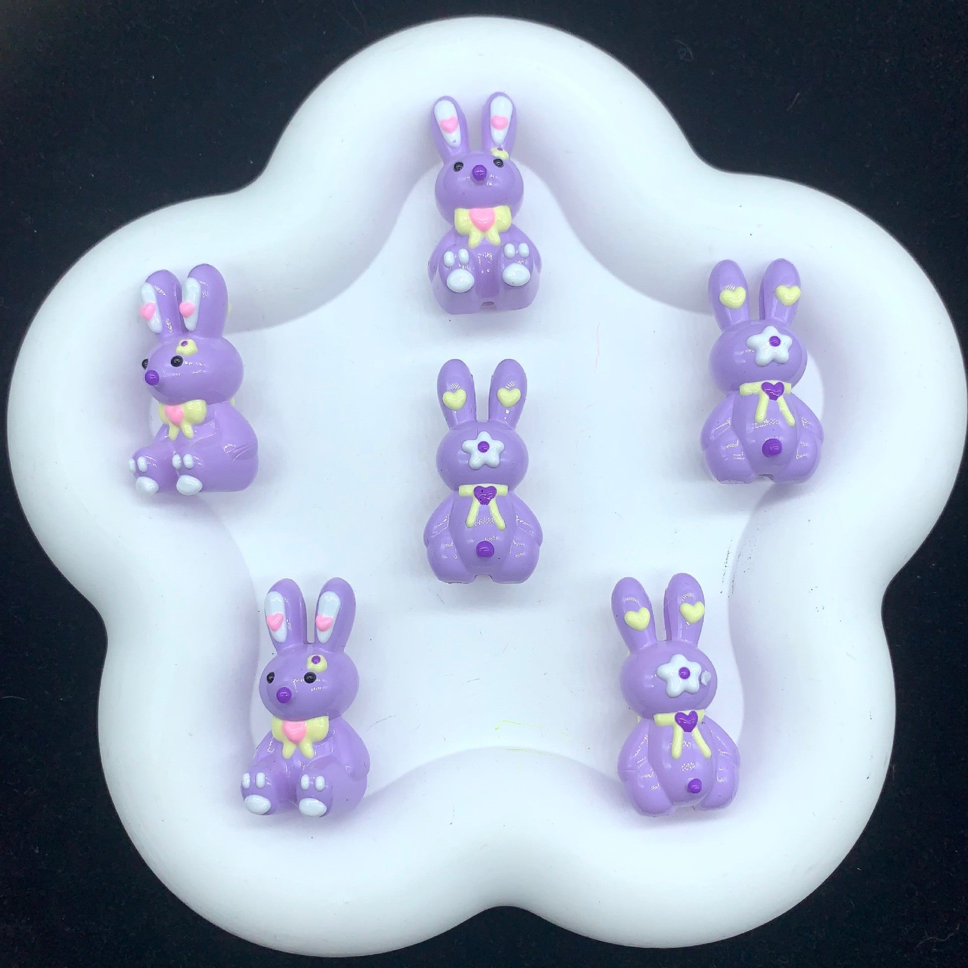 Wholesale 10pcs  Cute rabbit bead Acrylic Beads