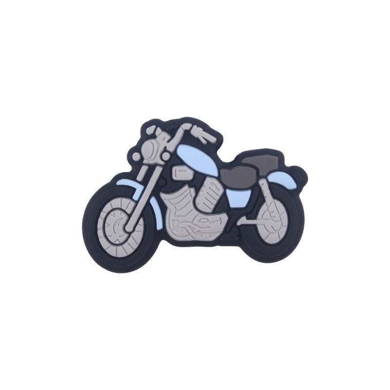 Wholesale 10pcs Cartoon Motorcycle Focal Beads