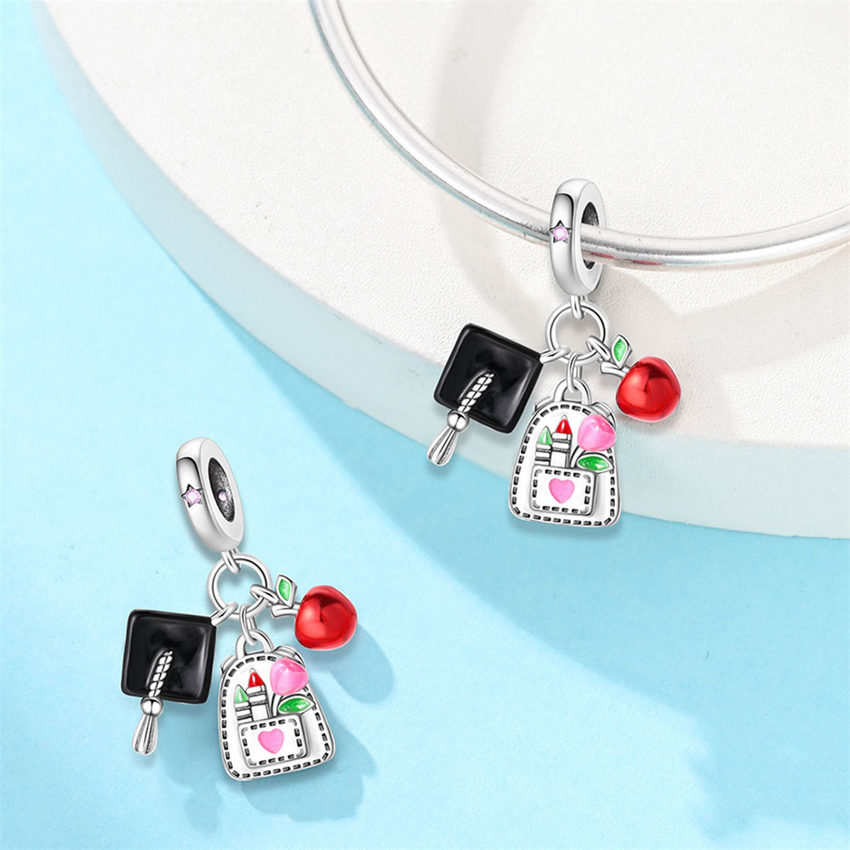 Wholesale Graduation Season Owl Doctor Hat Charms